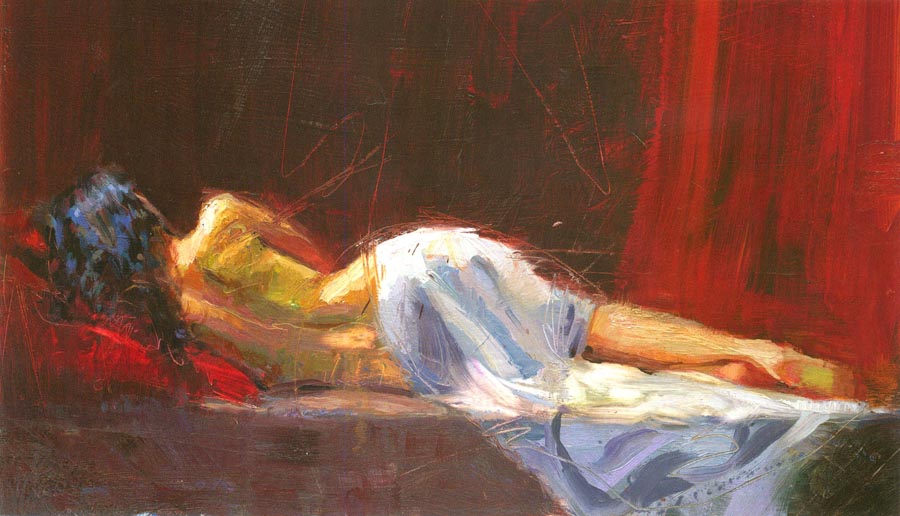 (image for) Handmade oil painting Copy paintings of famous artists Henry Asencio's quiescence - Click Image to Close